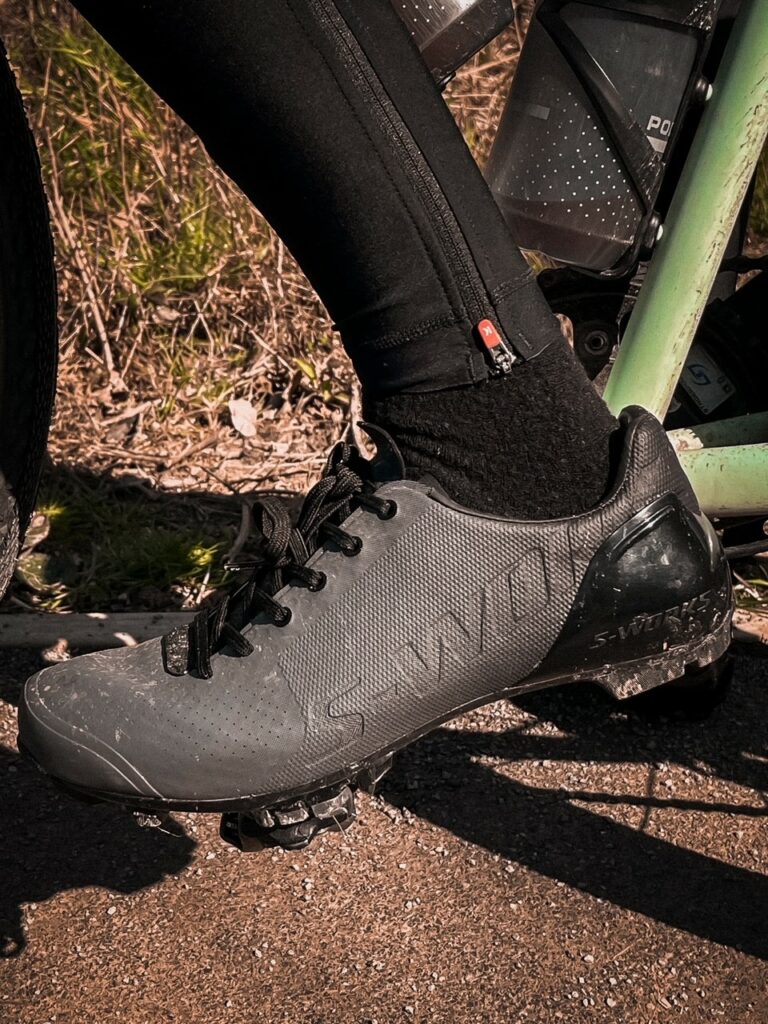 Specialized S-Works Recon Lace Gravel Shoe Review. Shoe close up. 