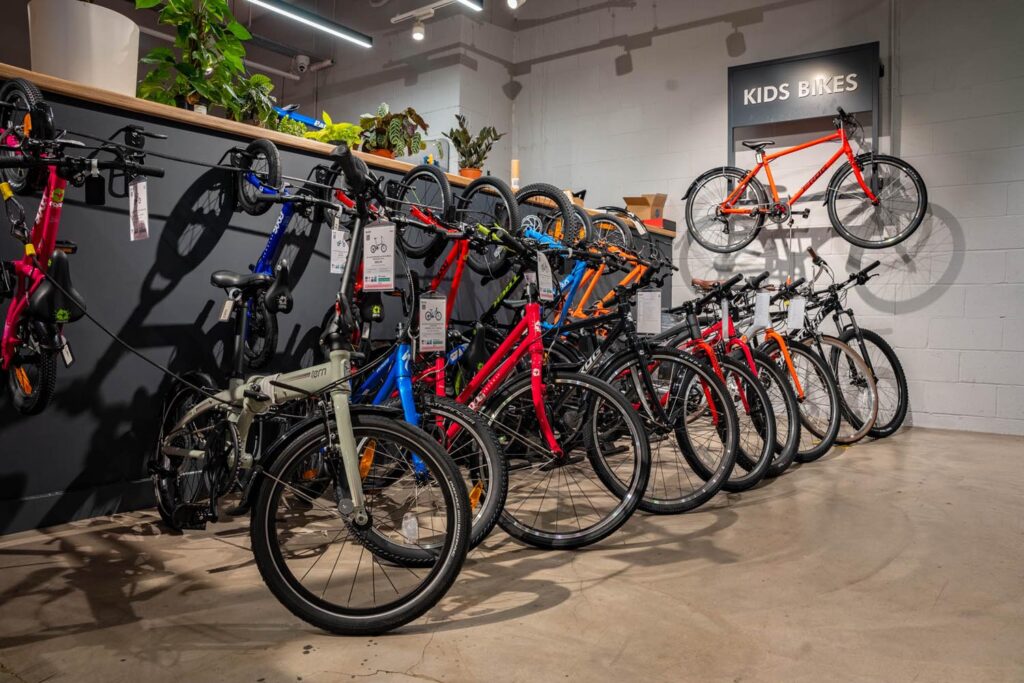 The workshop at Balfe's Bikes Notting Hill