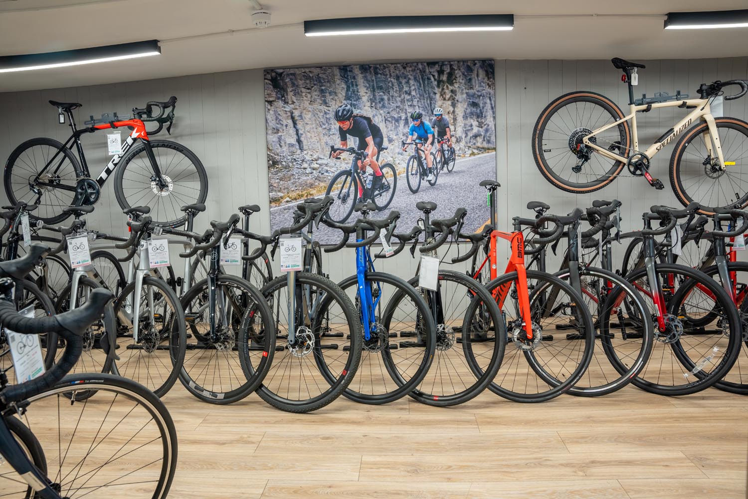 Inside the store at Balfe's Bikes Dulwich