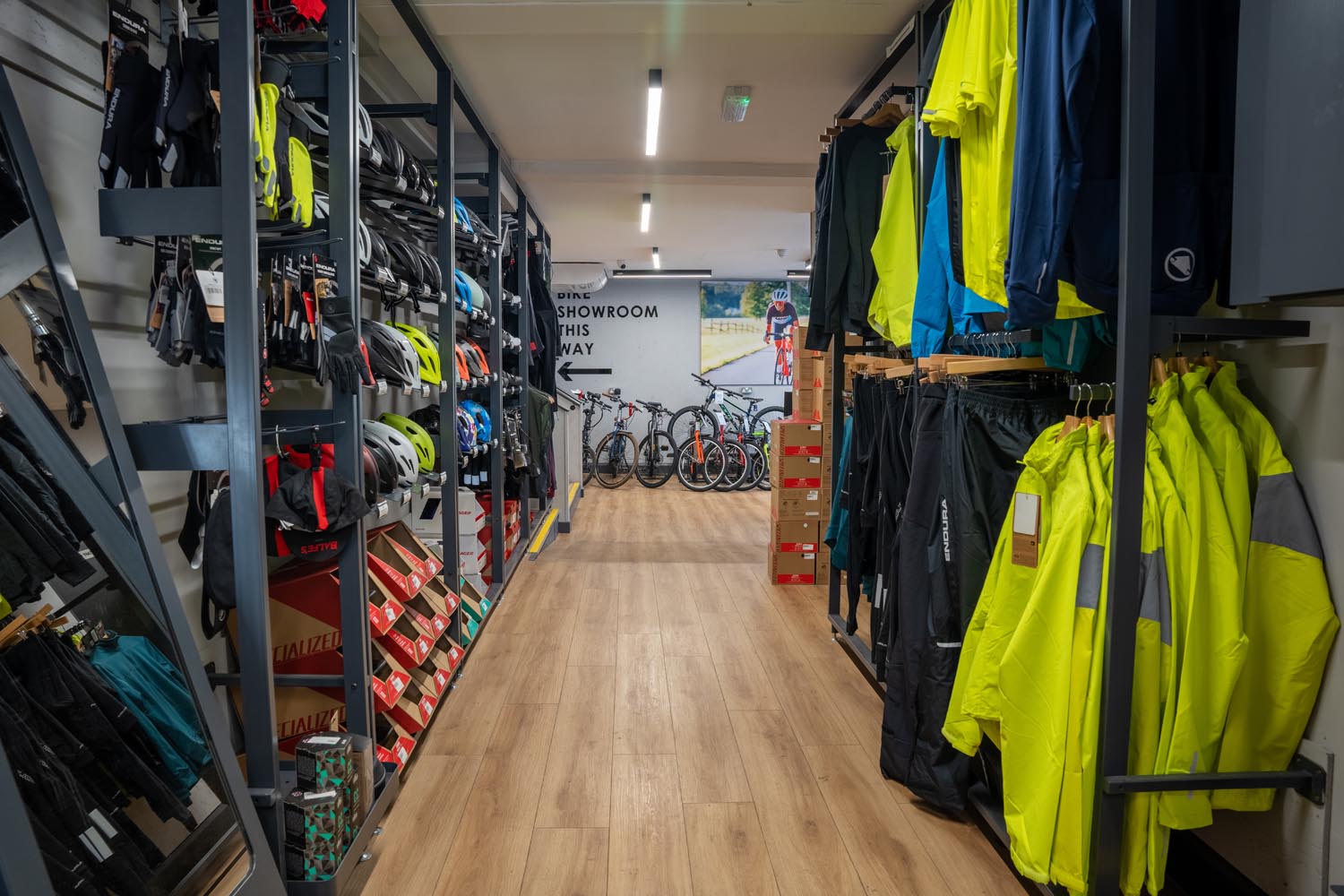 Inside the store at Balfe's Bikes Dulwich