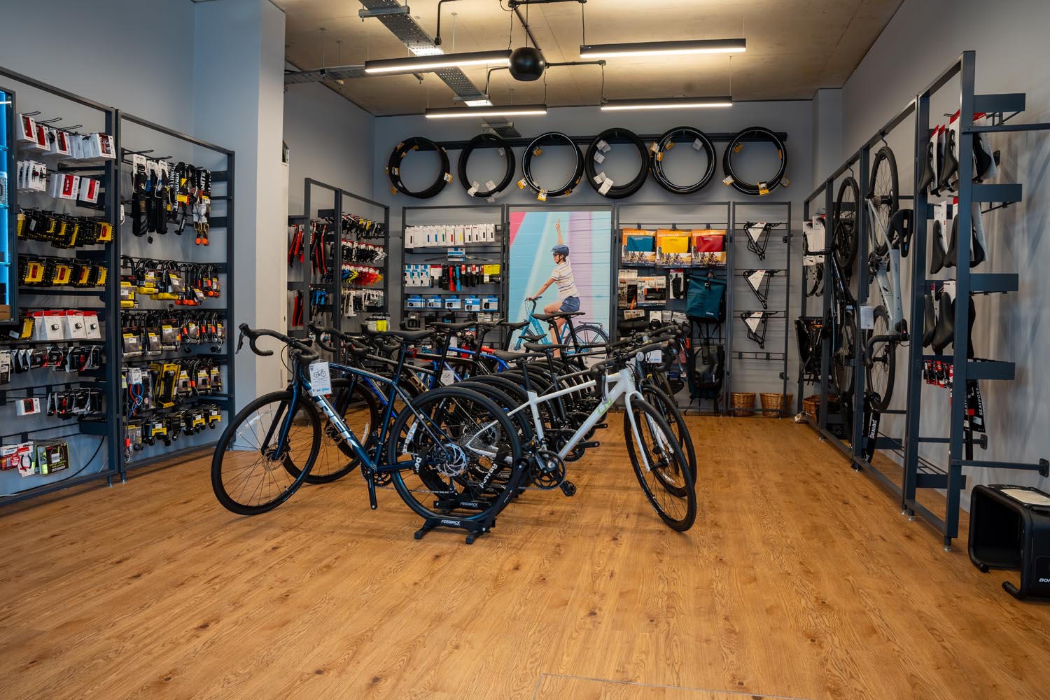 Bikes on display at Balfe's Bikes Hackney