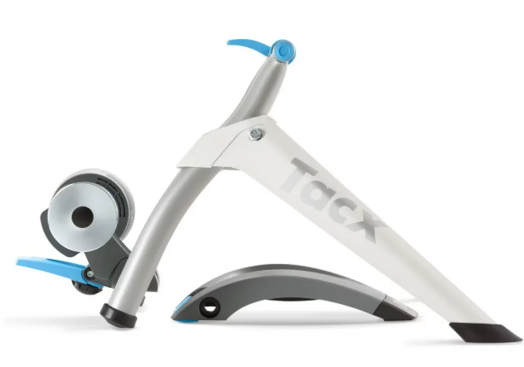 Tacx Flow wheel on smart turbo trainer