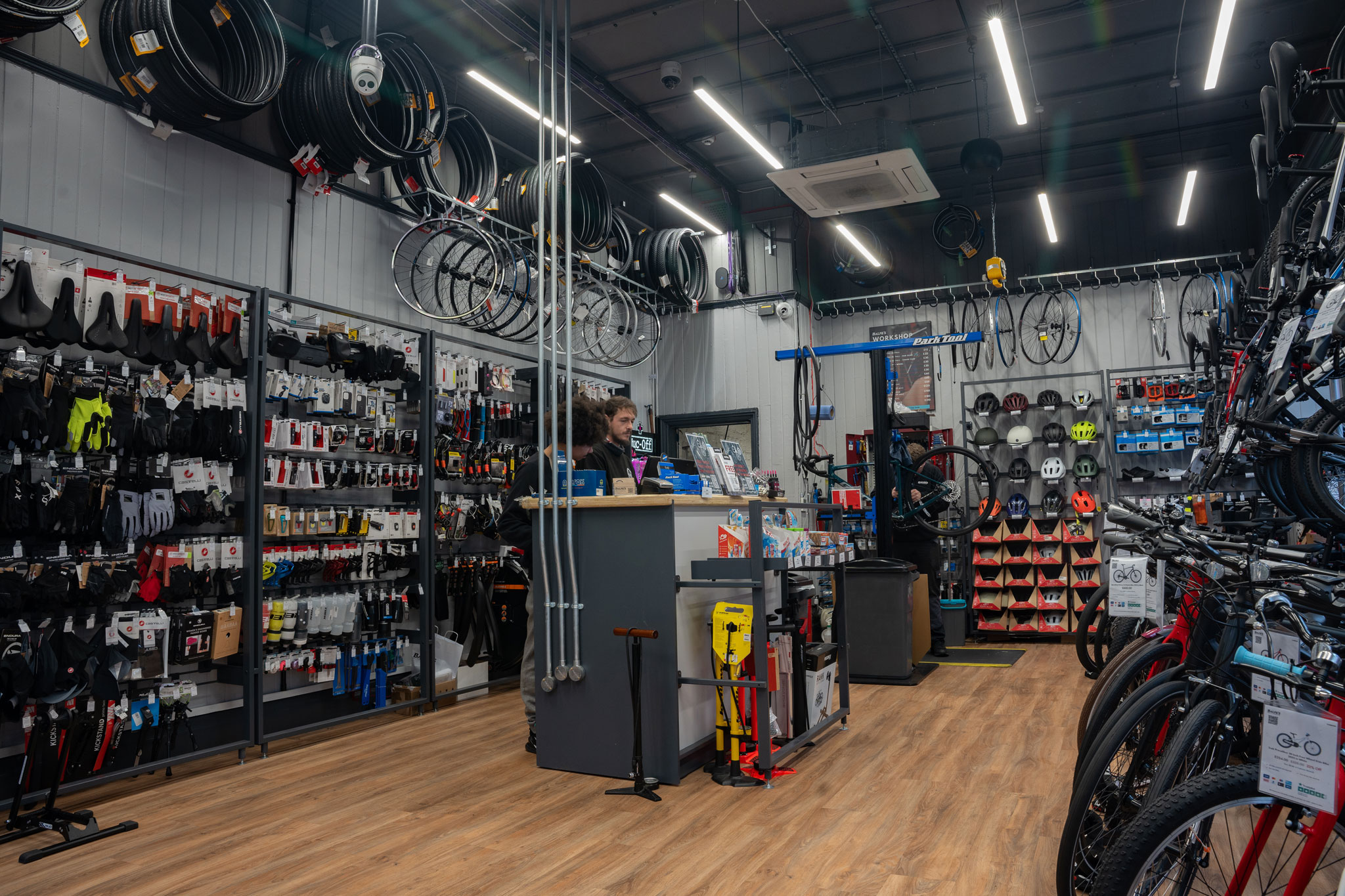 Bikes on display at Balfe's Bikes Streatham