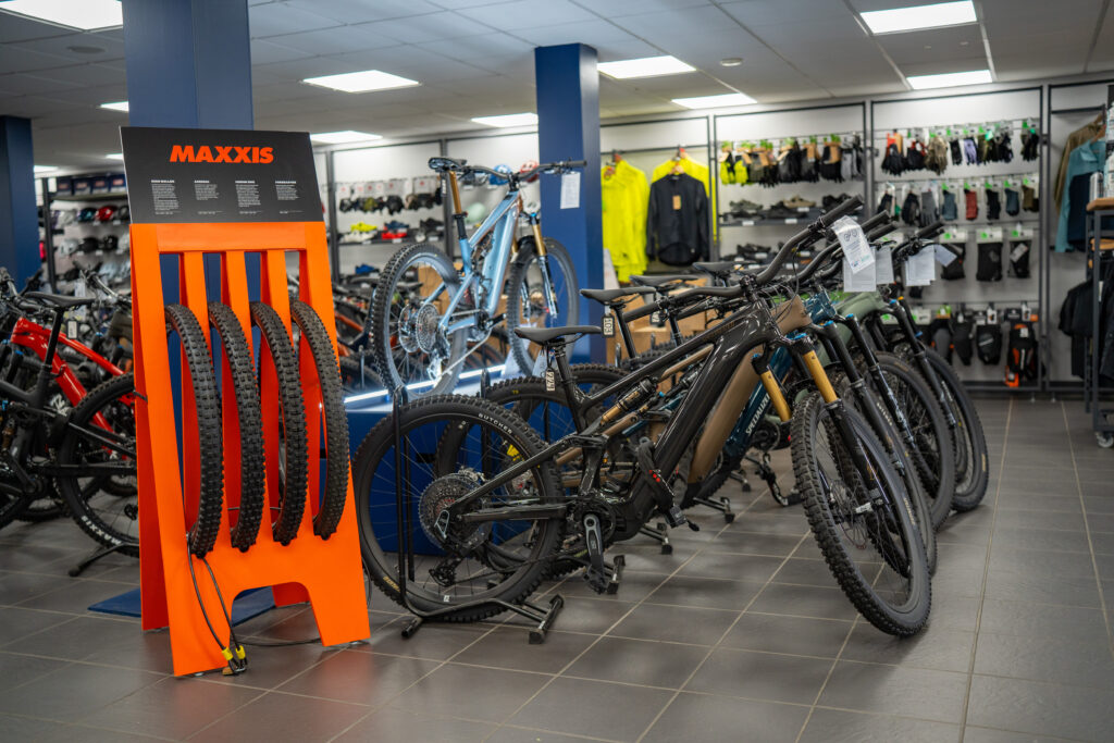 The workshop at Balfe's Bikes Gatwick