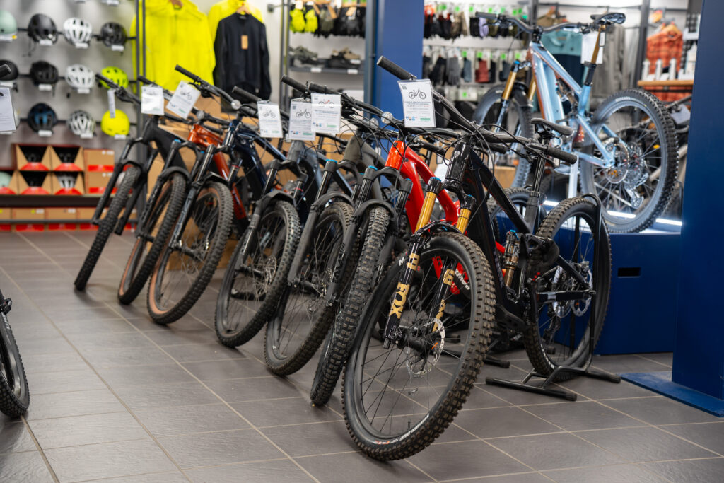 Clothing and helmets at Balfe's Bikes Gatwick