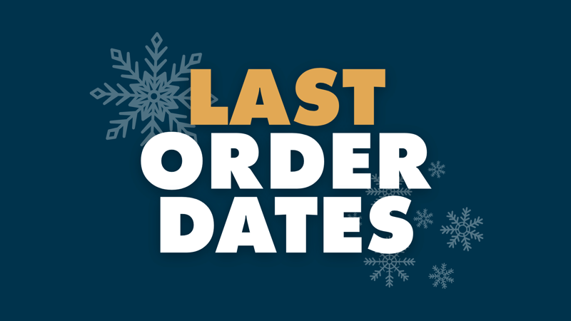 Order now to avoid disappointment