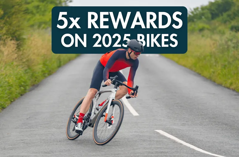 Example: £4000 bike, get £200 of points