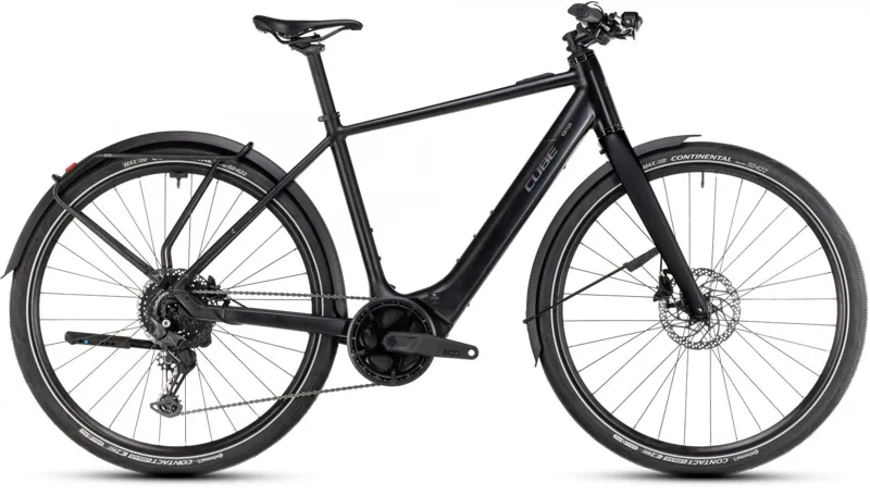 Cube Editor Hybrid Pro FE 400X Electric Hybrid Bike 2024 in Black/Spectral