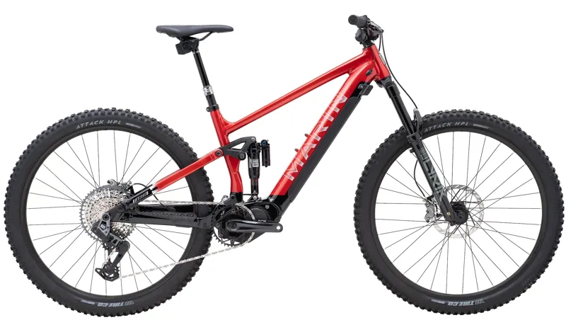 Marin Rift Zone E XR Electric Mountain Bike 2026 in Red