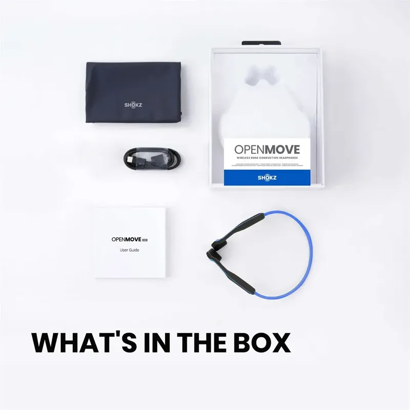 Shokz OpenMove Cycle Headphones in Blue-4