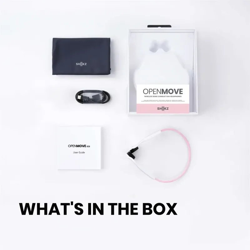 Shokz OpenMove Cycle Headphones in Pink-6