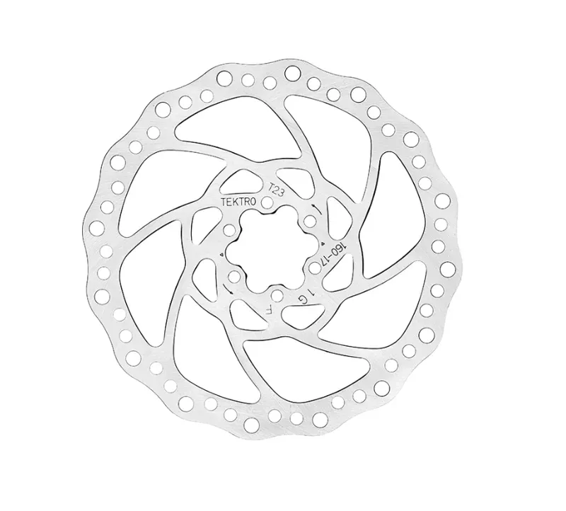 Balfes Bikes Tektro TR71 2.3/160mm Disc Brake Rotor in Silver | Free postage over £30, £10 off first order, price match & 0% finance.