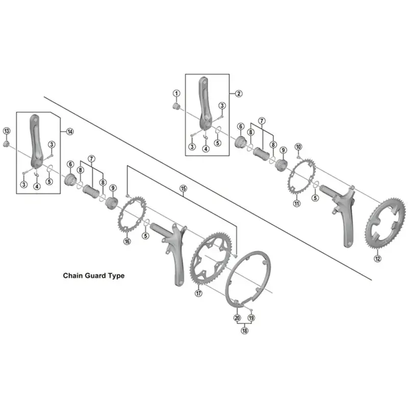Balfes Bikes Shimano FC-4700/RS510 Inner Chainring Bolts M8 8.5mm 4 Pack | Free postage over £30, £10 off first order, price match & 0% finance.
