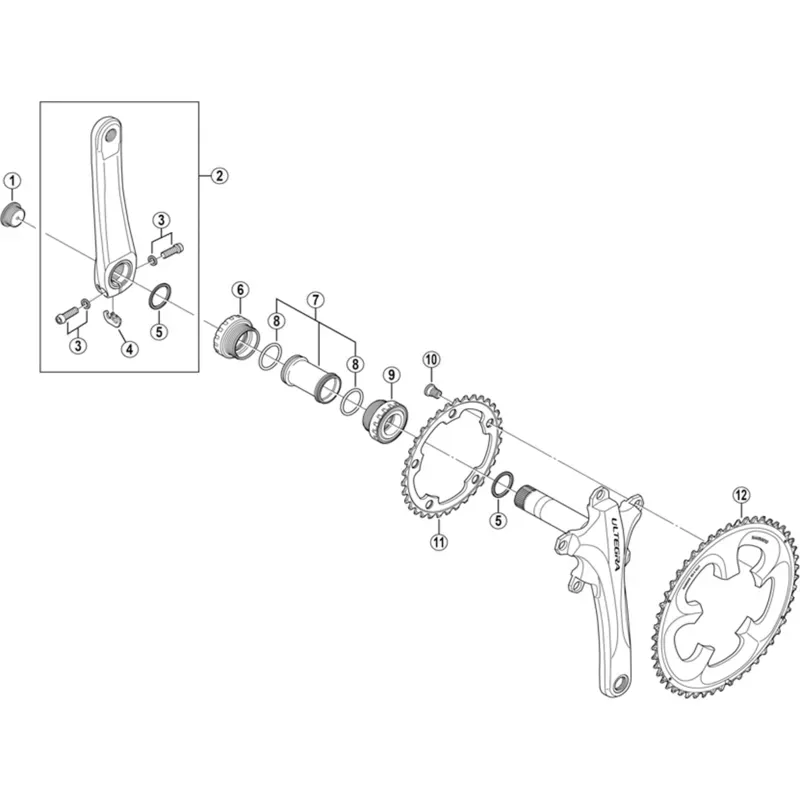 Shimano FC-5600 Security Plate
