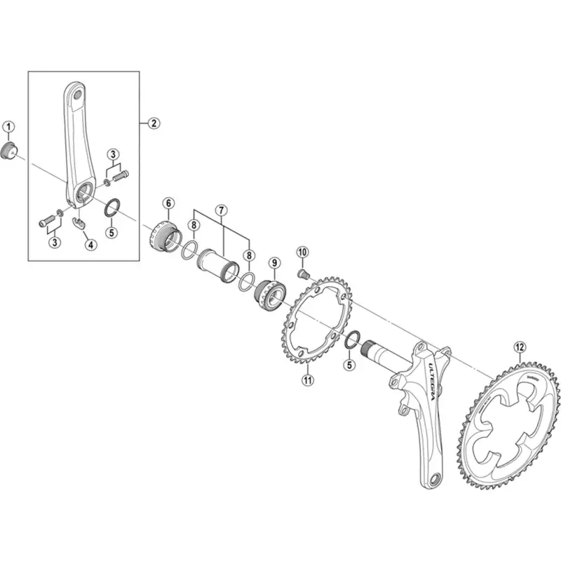 Balfes Bikes Shimano FC-5600 Security Plate | Free postage over £30, £10 off first order, price match & 0% finance.