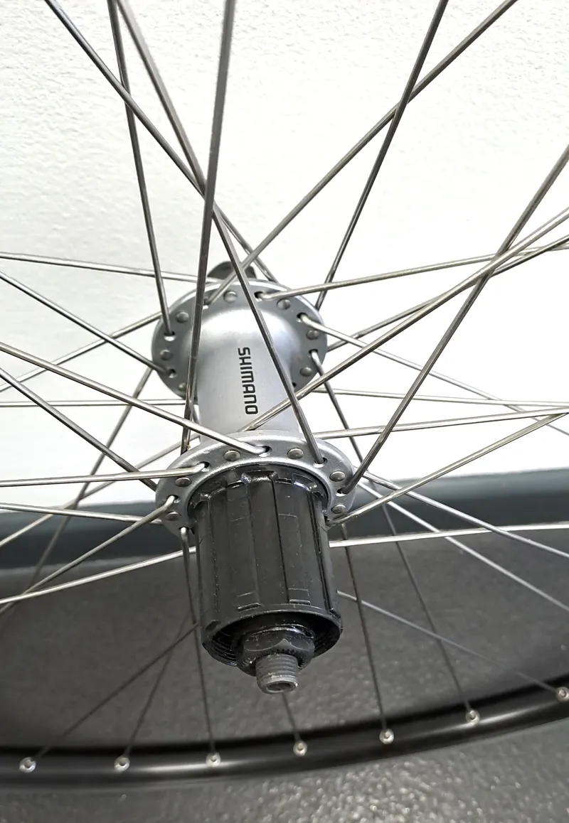 Pro-Build 700c Shimano Acera Silver 8/9 Spd Hub Mavic Rear Wheel-1