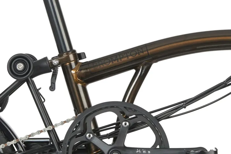 Brompton Electric C Line Explore 12 Speed Folding Bike 2025 in Black Lacquer-1