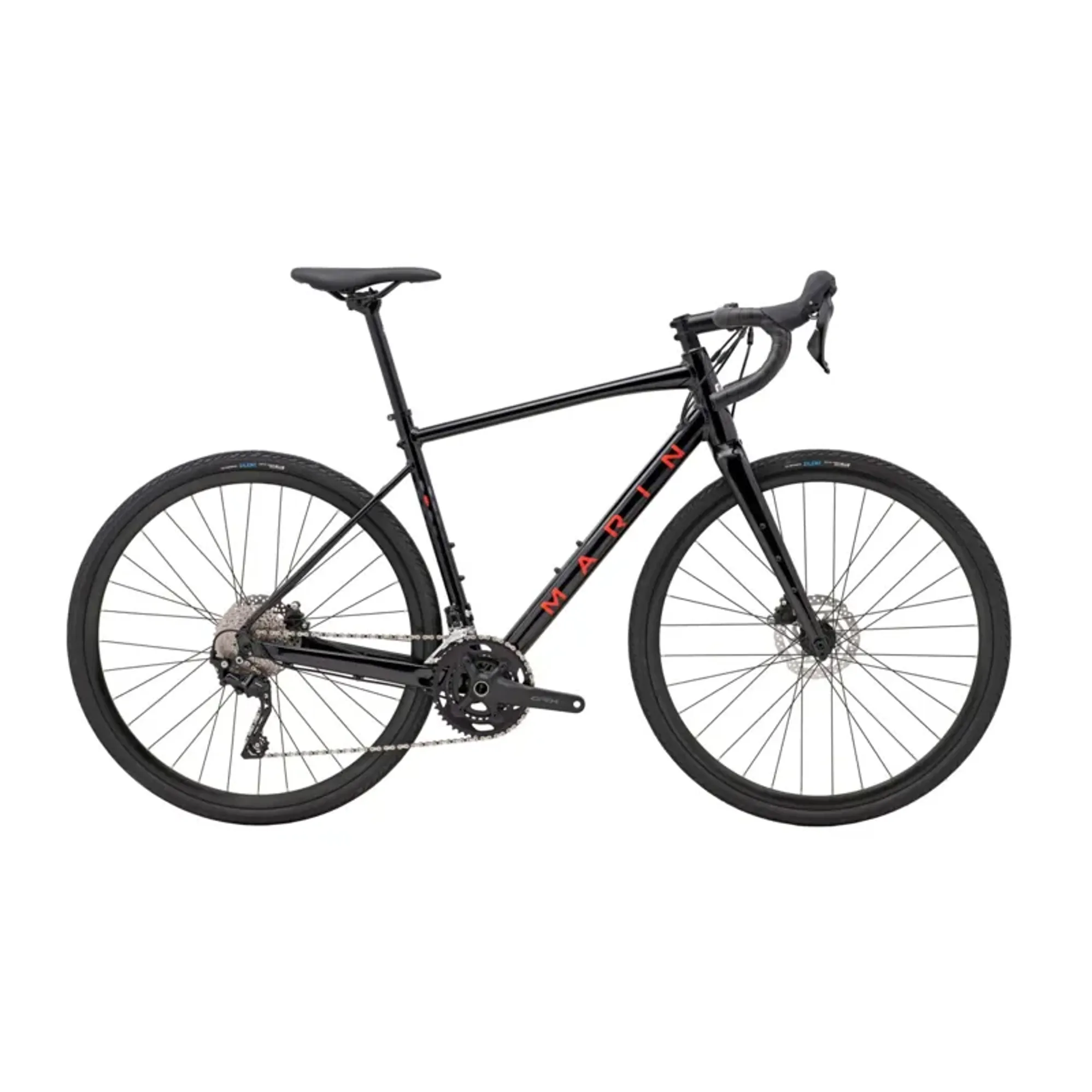 Marin Gestalt Gravel Bike 2024 in Black/Red - Main Image
