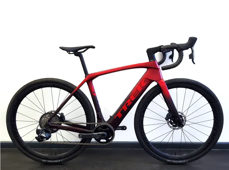 EX DISPLAY Trek Domane+ SLR 7 Etap Electric Carbon Road Bike 54cm 2023 in Carbon Red Smoke