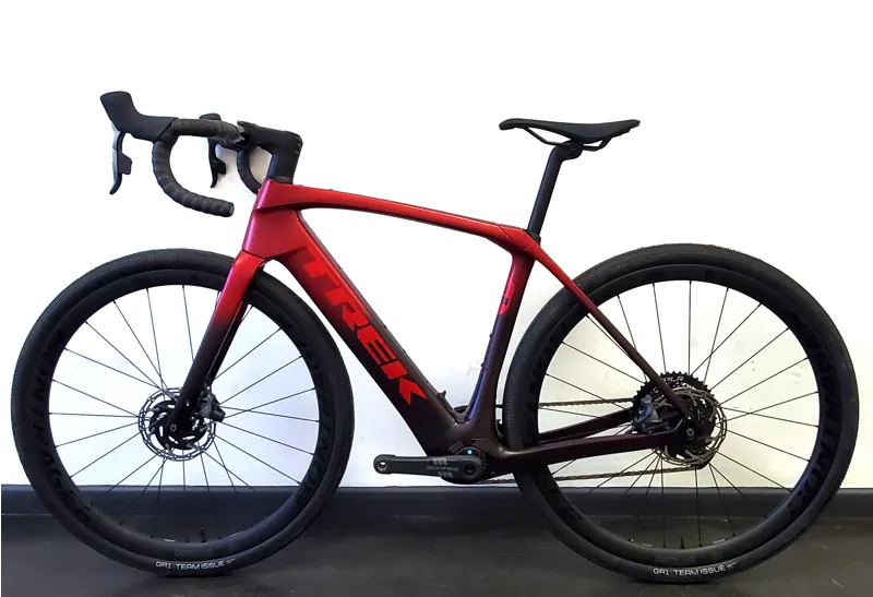 EX DISPLAY Trek Domane+ SLR 7 Etap Electric Carbon Road Bike 54cm 2023 in Carbon Red Smoke-1