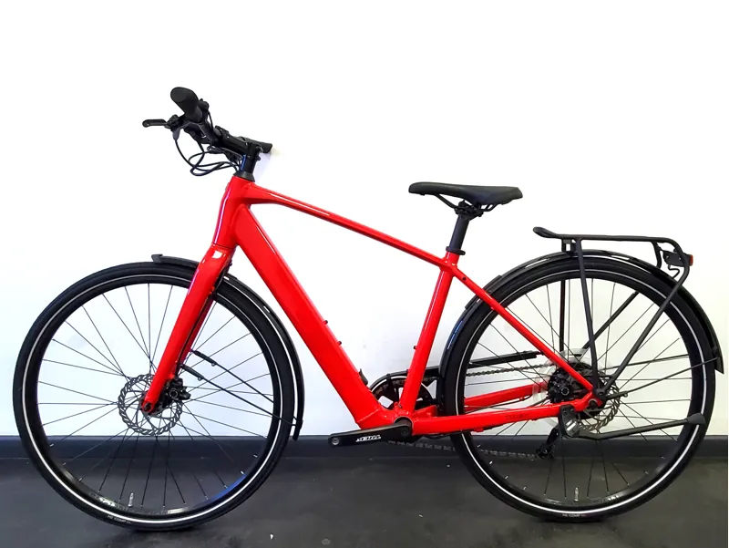 EX DISPLAY Trek FX+ 2 Electric Hybrid Bike Medium 2023 in Viper Red-2