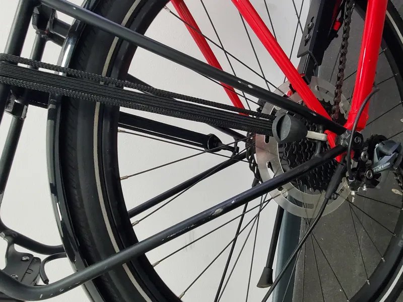 EX DISPLAY Trek FX+ 2 Electric Hybrid Bike X-Large 2023 in Viper Red-3