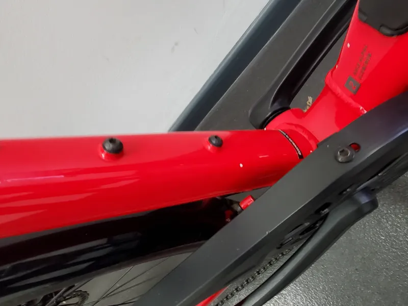 EX DISPLAY Trek FX+ 2 Electric Hybrid Bike X-Large 2023 in Viper Red-6