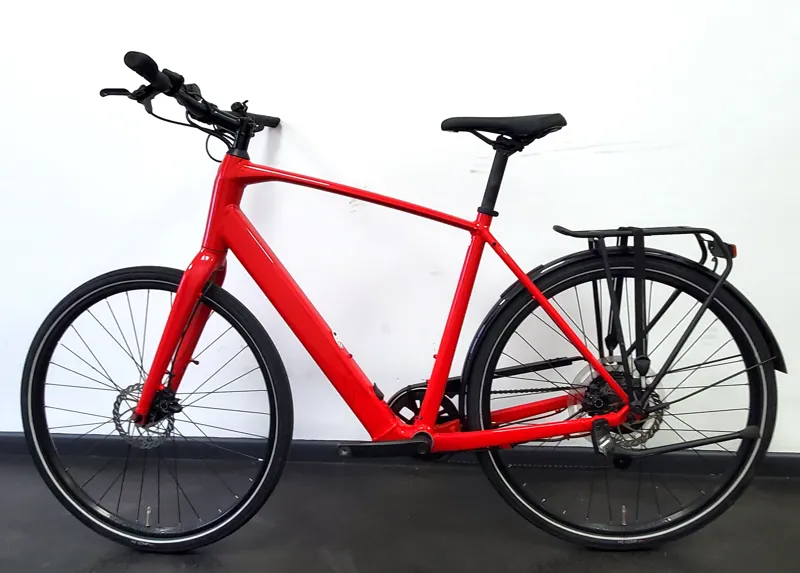 EX DISPLAY Trek FX+ 2 Electric Hybrid Bike X-Large 2023 in Viper Red-1