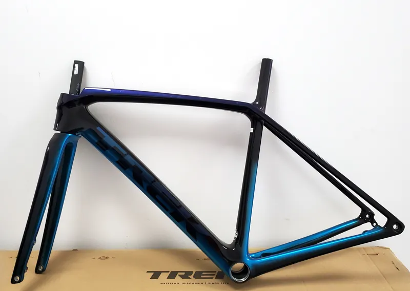 EX DISPLAY Trek Emonda SLR Disc Road Framset 52cm 2023 in Iridescent Blue-1