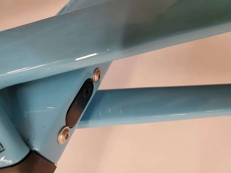 EX DISPLAY Trek Madone SLR Disc Frameset 52cm 2023 in Azure Blue-1