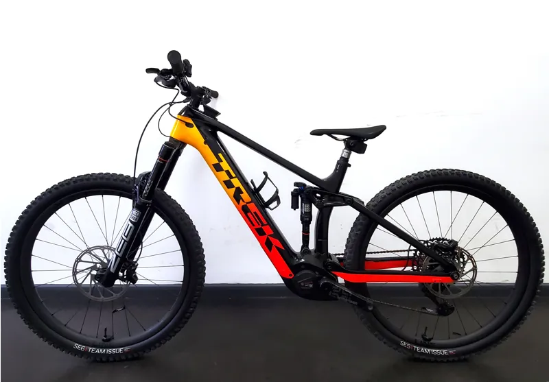EX DISPLAY Trek Rail 9.9 XX1 AXS Electric Full Suspension Mountain Bike Large 2023 in Black-1