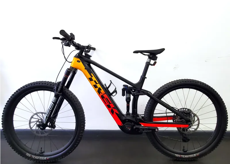 EX DISPLAY Trek Rail 9.9 XX1 AXS Electric Full Suspension Mountain Bike Large 2023 in Black-1