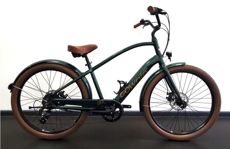 EX DISPLAY Electra Townie Go! 7D EQ Step Over Medium Electric Bike 2024 in Green