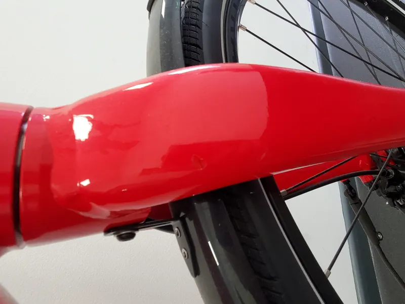 EX DEMO Trek FX+ 2 Electric Hybrid Bike Medium 2023 in Viper Red-3