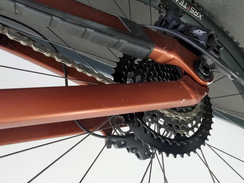 EX DEMO Trek Fuel EX 8 XT Gen 6 Full Suspension Mountain Bike Large 2023 in Matte Pennyflake-4