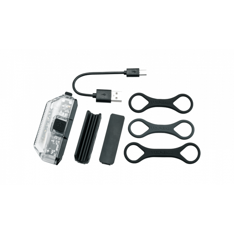 Topeak Whitelite Aero USB 1W in Clear-4