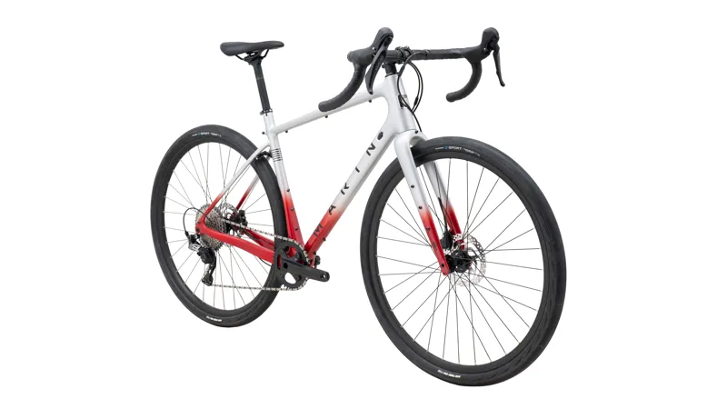 Marin Headlands 1 Gravel Road Bike 2026 in Silver Red-1