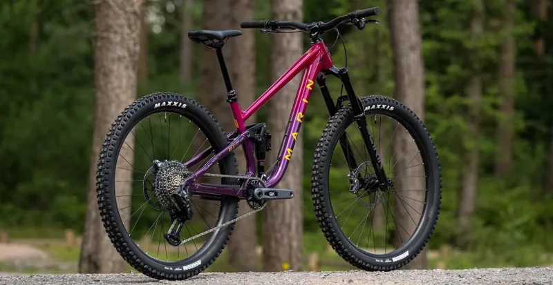Marin Rift Zone XR 29 AXS Full Suspension Mountain Bike 2025 in Magenta/Purple-2