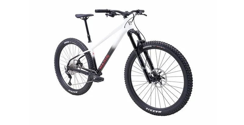 Marin San Quentin 3 29 Hardtail Mountain Bike 2025 in White/Black-1