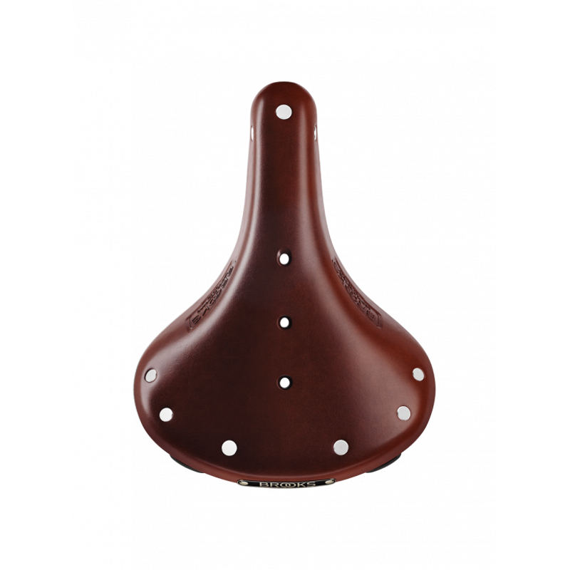 Brooks B17 Short Ladies Steel Rail 176mm Saddle in Brown-2