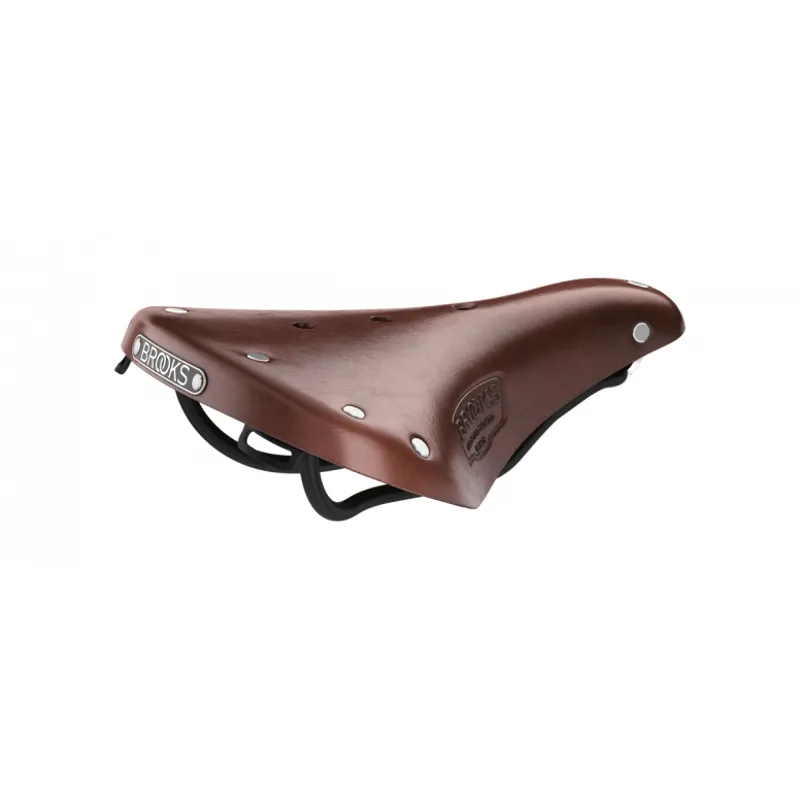 Brooks B17 Short Ladies Steel Rail 176mm Saddle in Brown