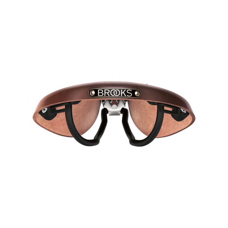 Brooks B17 Short Ladies Steel Rail 176mm Saddle in Brown-4