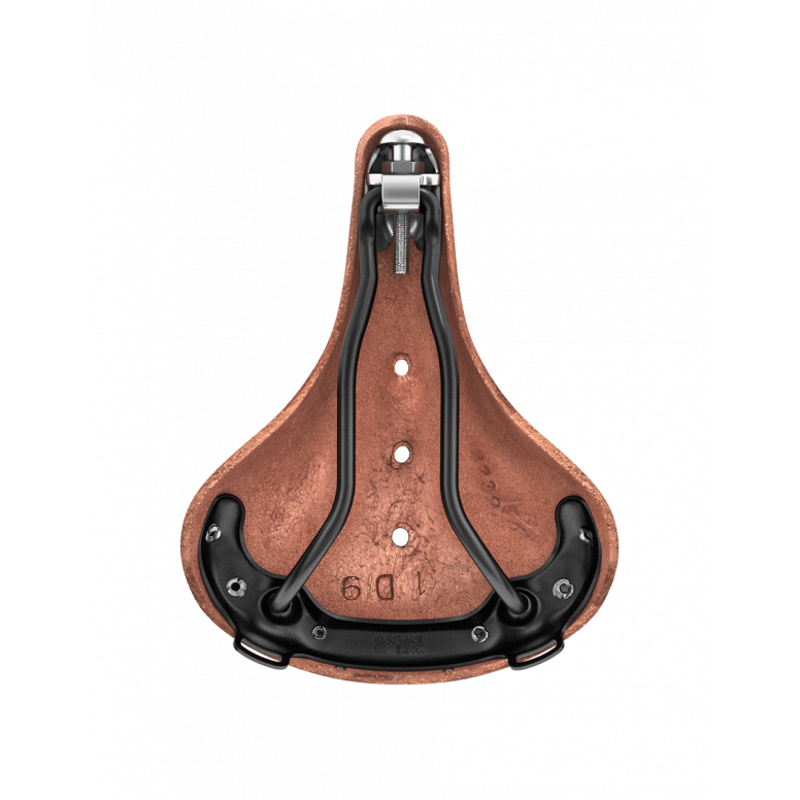 Brooks B17 Short Ladies Steel Rail 176mm Saddle in Brown-3