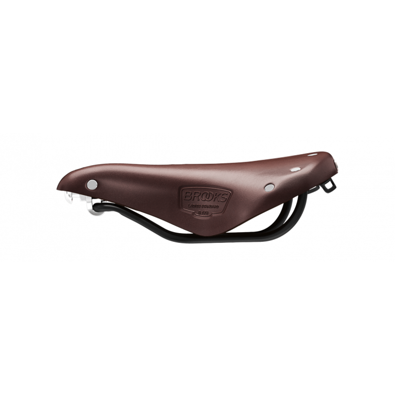 Brooks B17 Short Ladies Steel Rail 176mm Saddle in Brown-5