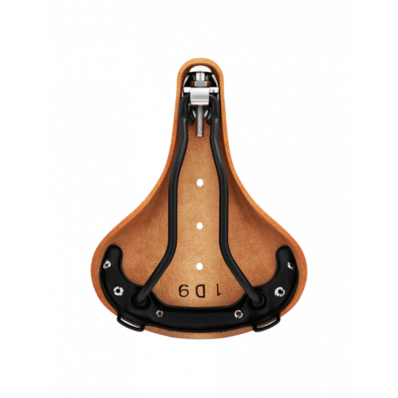 Brooks B17 Short Ladies Steel Rail 176mm Saddle in Honey-3