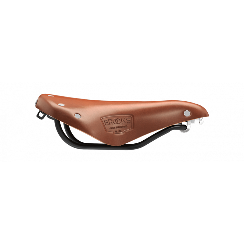 Brooks B17 Short Ladies Steel Rail 176mm Saddle in Honey-6
