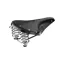 B67 Short Chromed Steel Rail 205mm Women's Saddle in Black 