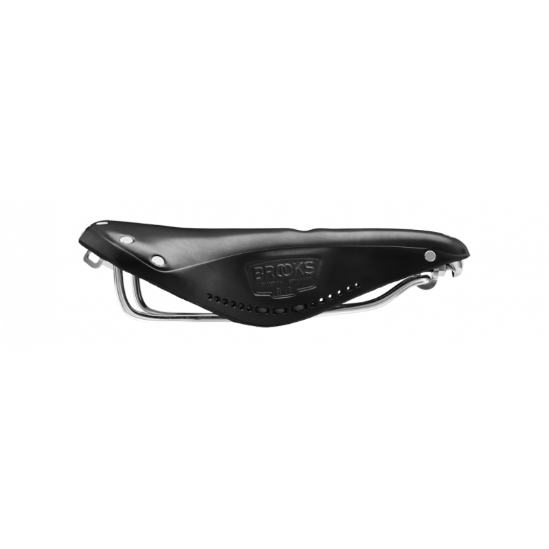 Brooks B17 Carved 175mm Chromed Steel in Black-6