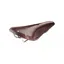 Brooks B17 Carved 175mm Chromed Steel in Brown