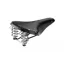 Brooks B67 Chromed Steel 205mm Saddle in Black